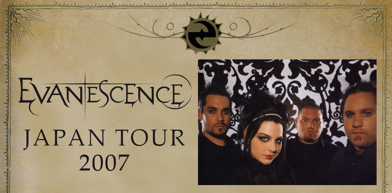 Evanescence JAPAN TOUR 2007